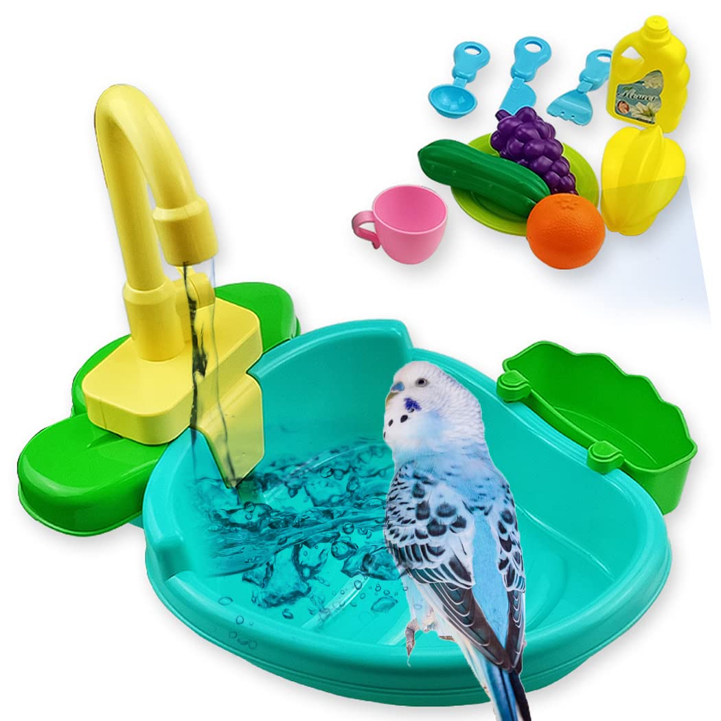 Amazon.co.jp: Sweeml 鳥 水浴び容器 バスタブ インコ 文鳥 小鳥用